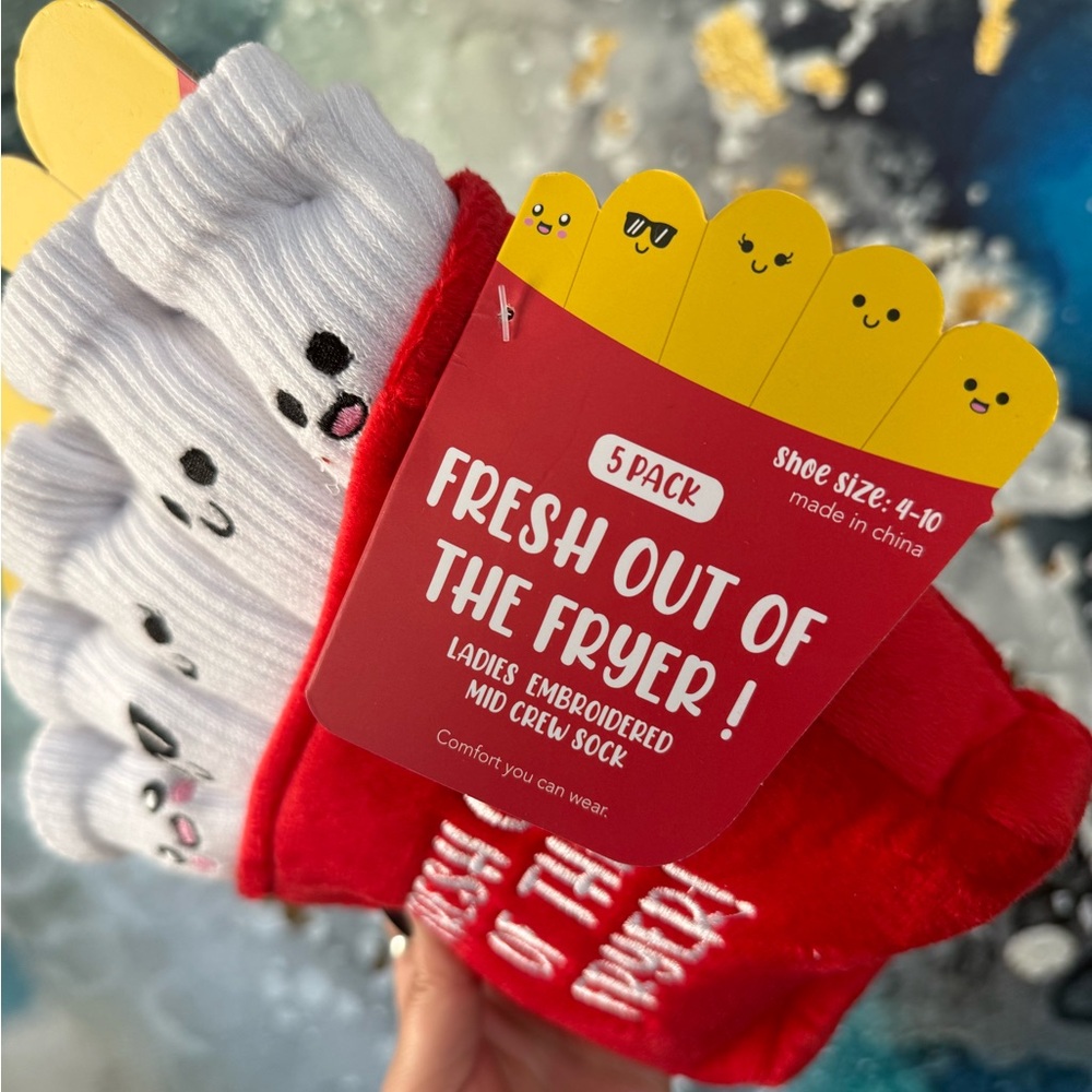 Happy Fries Sock Set - Picture 3 of 4